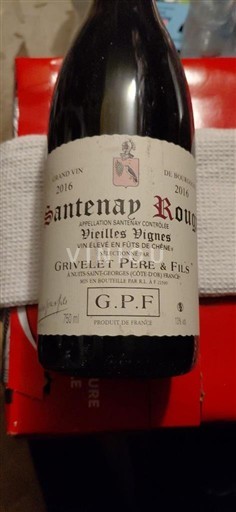 Borgonha Santenay Grivelet Père & Fils Vieilles Vignes 2016