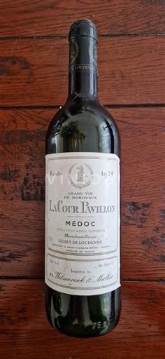 Bordeaux Médoc La Cour Pavillon 1974