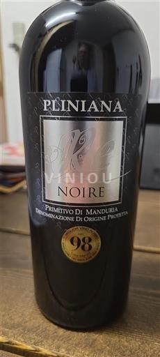 Apulien Primitivo di Manduria Pliniana Noire 2021