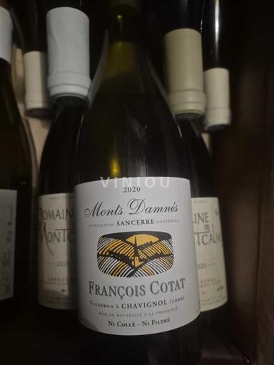 Dolina Loare Sancerre François Cotat Monts Damnés 2020