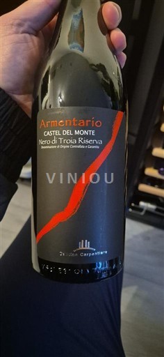 Апулія Кастель дель Монтe Неро ді Троя Ризерва Carpentiere Armentario 2017
