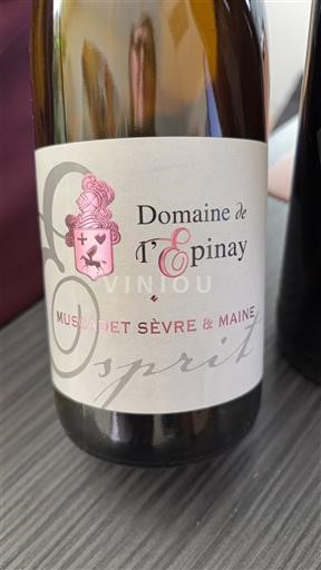 Thung lũng sông Loire Muscadet Sèvre et Maine Domaine L'Epinay Esprit 2022
