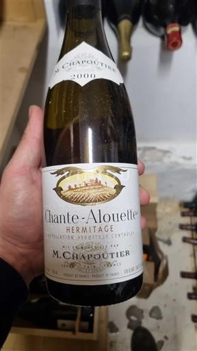Vallée du Rhône Hermitage M. Chapoutier Chante-Alouette 2000