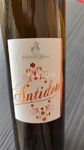 Thung lũng sông Loire Muscadet Sèvre et Maine Domaine L'Epinay Antidote 2020