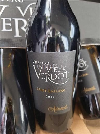 Bordeaux Saint-Émilion Château Vieux Verdot Autremente 2022