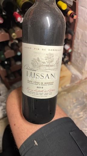 Bordeaux Blaye-Côtes-de-Bordeaux Château Lussan 2015