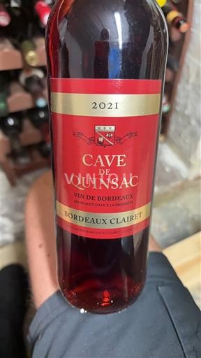 Bordeaux Bordeaux clairet Cave de Quinsac 2021