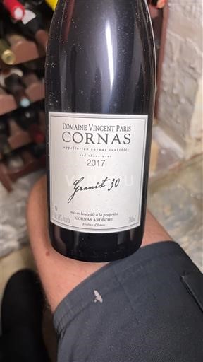 Rhône Valley Cornas Domaine Vincent Paris Granit 30 2017