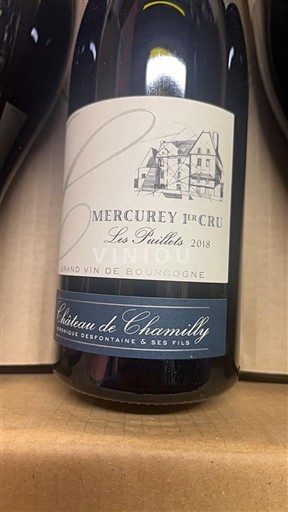 Burgundija Ni doloceno Premier Cru Château Chamilly Les Puillets 2018