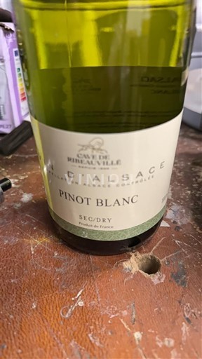 Ельзас Cave de Ribeauvillé Pinot Blanc Без вінтажу