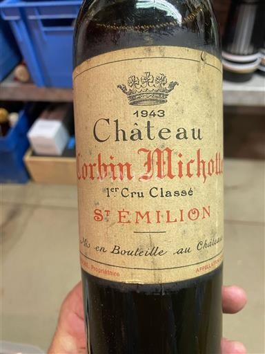 Bordeaux Saint-Émilion Grand Cru Château Corbin Michotte 1943