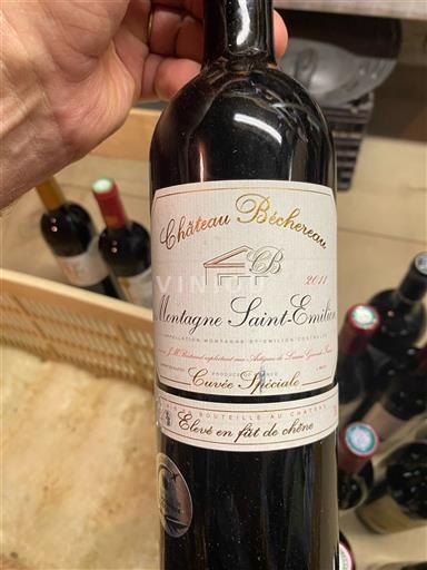 Bordeaux Montagne-saint-émilion Château Bécheron Spéciale 2011