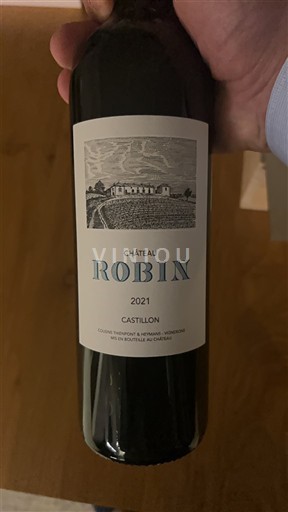 Bordeaux Castillon-côtes-de-bordeaux Château Robin 2021