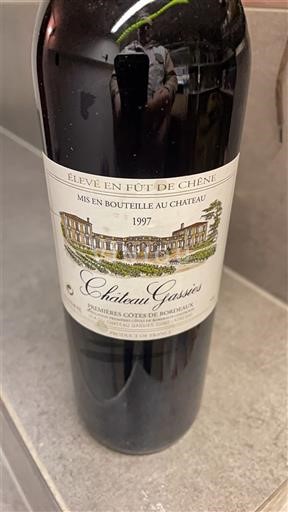 Bordeaux Premières-Côtes-de-Bordeaux Château Gassies 1997