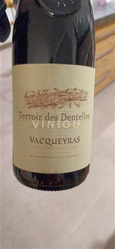 Rhône Valley Vacqueyras Terroir des Dentelles 2021