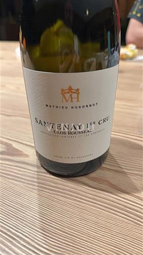 Borgoña No especificado Premier Cru Mathieu Hugonnot Clos Rousseau Sin añada