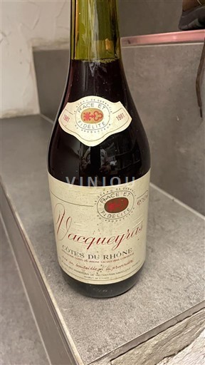 Rhône Valley Vacqueyras Place de l'Odéon 1981