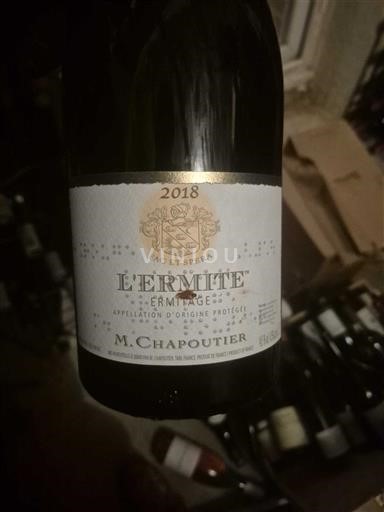Vallée du Rhône Hermitage M. Chapoutier L'Ermite 2018