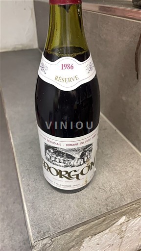 Beaujolais Morgon Domaine Père Marcel Réserve 1986