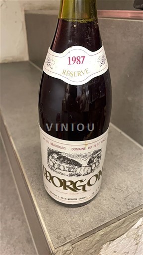 Beaujolais Morgon Domaine Petit Pérou Réserve 1987
