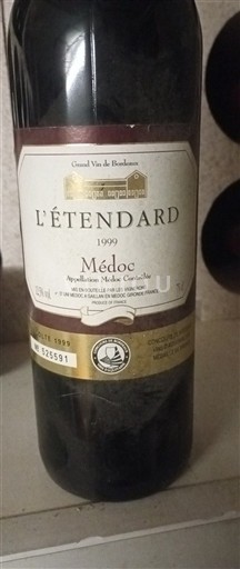 Bordeaux Médoc L'Étendard 1999