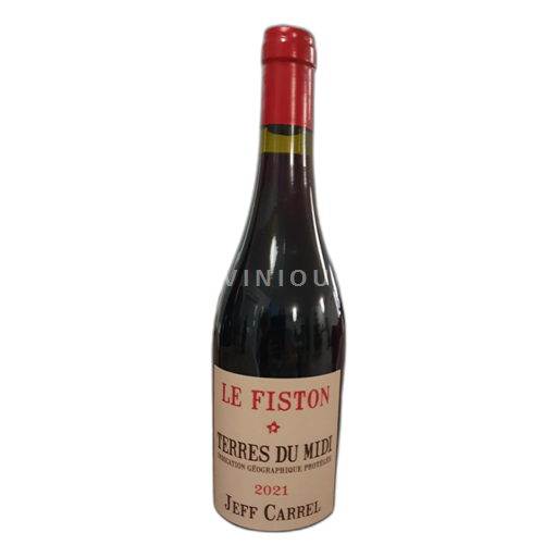 Vin Rouge sec Le Fiston Jeff Carrel 2021 France Languedoc et Roussillon Aude IGP
