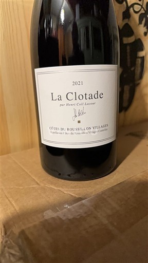 Roussillon Côtes du Roussillon Villages Cellier de Trémoine La Clotade 2021