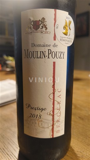 Zuidwest-Frankrijk Bergerac Domaine Moulin-Pouzy Prestige 2018