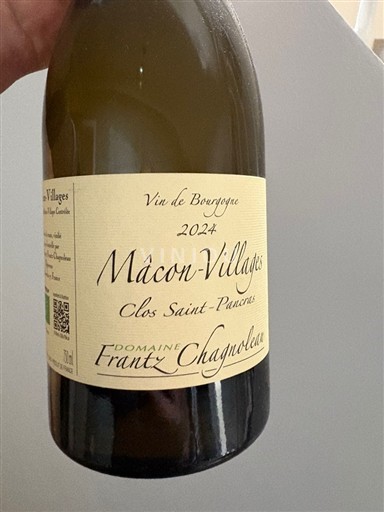 Bourgondië Mâcon en mâcon-dorpen Domaine Frantz Chagnoleau Clos Saint-Pancras 2024
