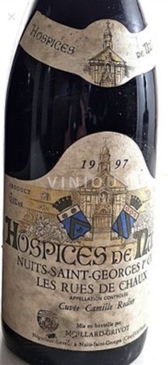 Bourgogne Nuits-Saint-Georges Premier Cru Hospices de Nuits-Saint-Georges Camille Rodier 1997