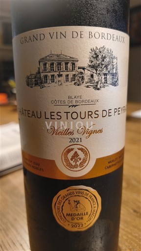 Bordeaux Château Les Tours de Peyrat 2021