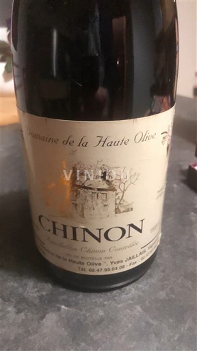 Loire-dalen Chinon Domaine La Haute Olive Ikke årgangsbestemt