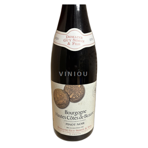 Burgundi Beaunen Ylämaat Domaine Guy Simon & Fils 2020