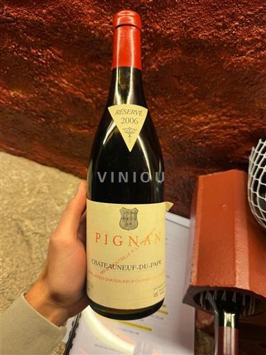 Thung lũng Rhône Châteauneuf-du-pape Château Rayas Pignan Réserve 2006