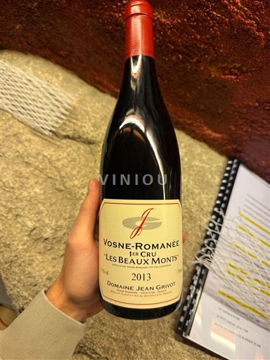Bourgogne Ikke specificeret Premier Cru Domaine Jean Grivot Les Beaux Monts 2013