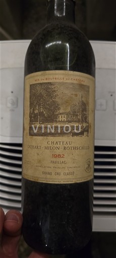 Vini Rouge sec Château Hart-Milon Rothschild 1982 Francia Bordeaux Pauillac AOC Grand Cru