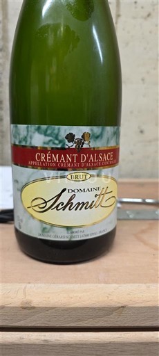 Elsass Crémant d'Alsace Domaine Schmitt Ohne Jahrgang