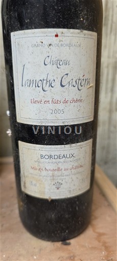 Bordeaux Château Lamothe Castéra 2005