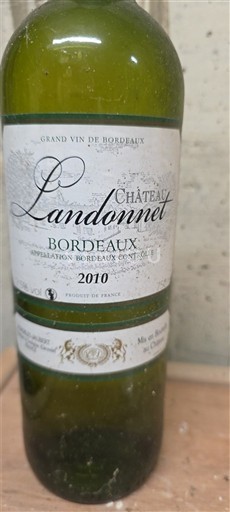 Bordeaux Château Landomnet 2010