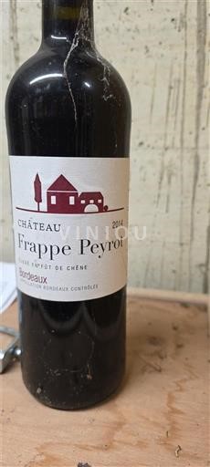 Bordeaux Frappe Peyrot Élevé en fût de chêne 2014