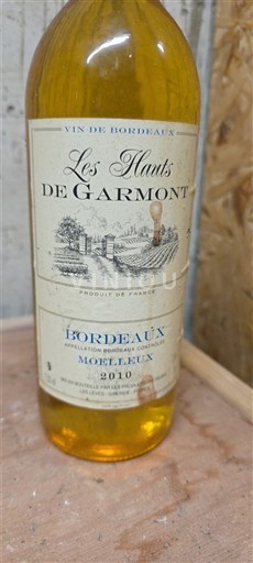 Bordeaux Les Hauts de Garmont 2010
