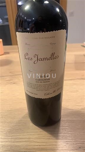 Languedoc e Roussillon Pays d'oc Les Jamelles Le Beillou Carignan 2020