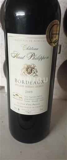 Bordeaux Château Haut Philippon 2009