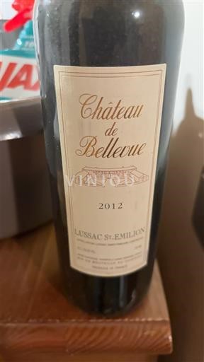 Bordeaux Lussac-saint-émilion Château Bellevue 2012