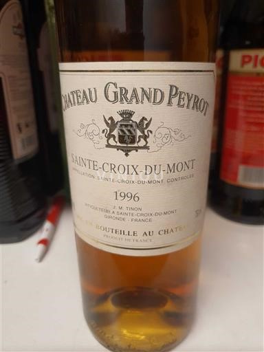 Bordeaux Sainte-Croix-Du-Mont Château Grand Peyrot 1996