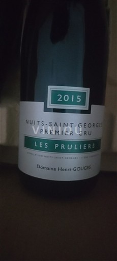 Bourgogne Nuits-Saint-Georges Premier Cru Domaine Henri Gouges Les Pruliers 2015