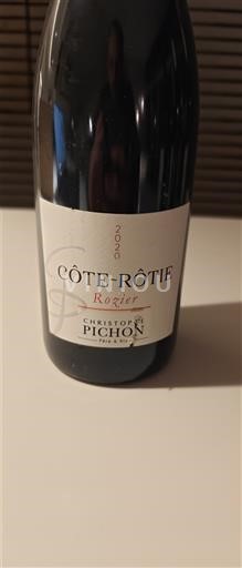 Wines Rouge sec Rozier Christophe Pichon 2020 France Rhône Valley Côte-Rôtie AOC
