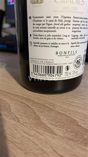 Languedoc ja Roussillon Pays d'Oc Bonfils 2024