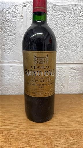 Бордо Го-Медок Château Saint-Paul 1990
