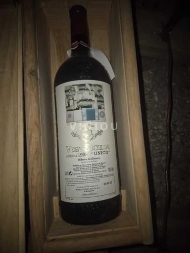 Castela e Leão Ribera del Duero Vega Sicilia Unico 1998